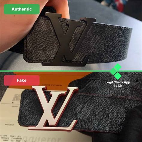 fake lv vs real belt|real louis vuitton belt.